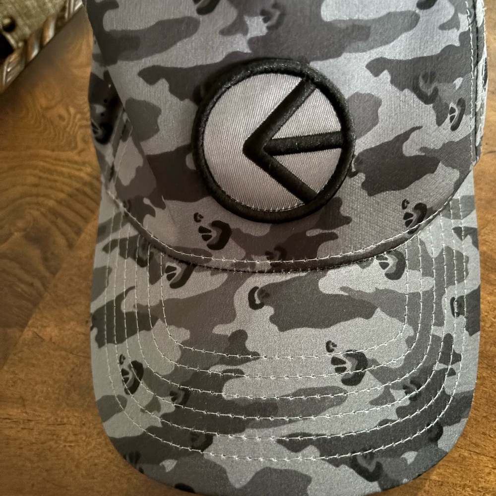 ethika Kids Gray Camo Hat with Embroidered Logo